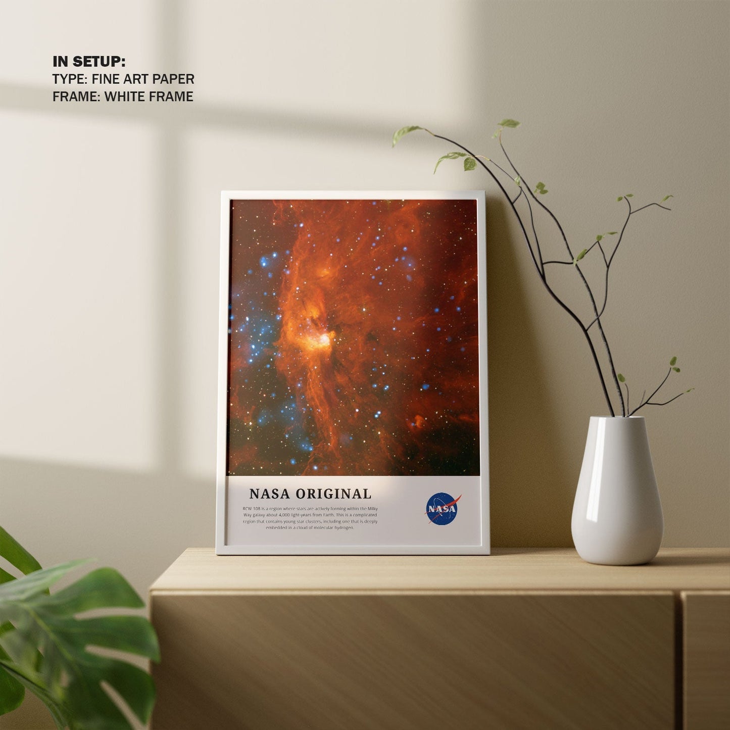 RCW 108 in Milky Way, NASA Art Posters