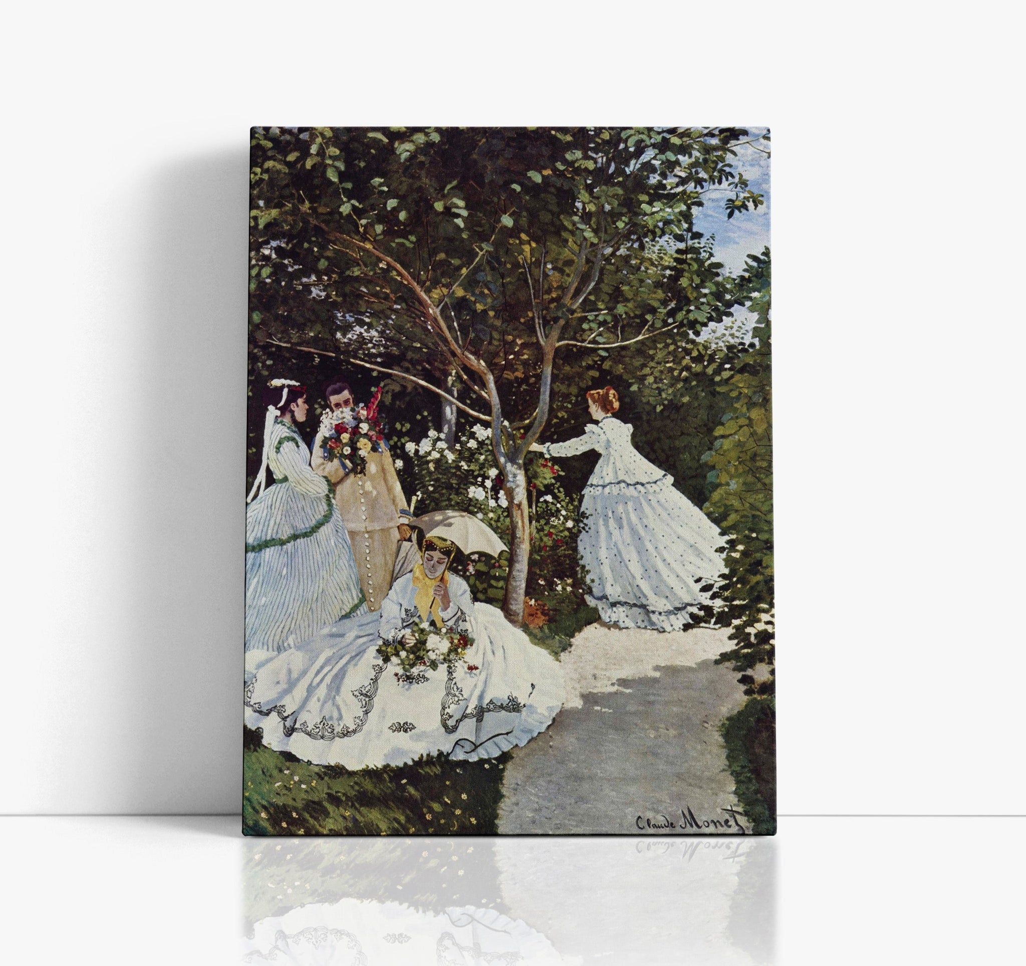 Claude Monet's Women In The Garden // Wall Art Print