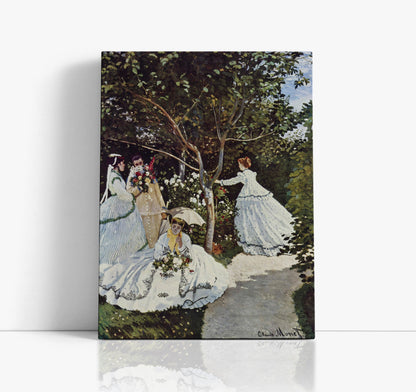 Claude Monet's Women In The Garden // Wall Art Print