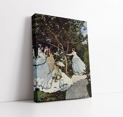 Claude Monet's Women In The Garden // Wall Art Print
