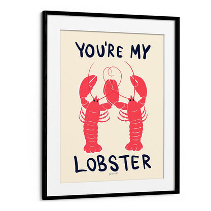Charming YOU'RE MY LOBSTER, KITCHEN POSTERS add whimsy and warmth to your kitchen decor. Perfect for lovers!