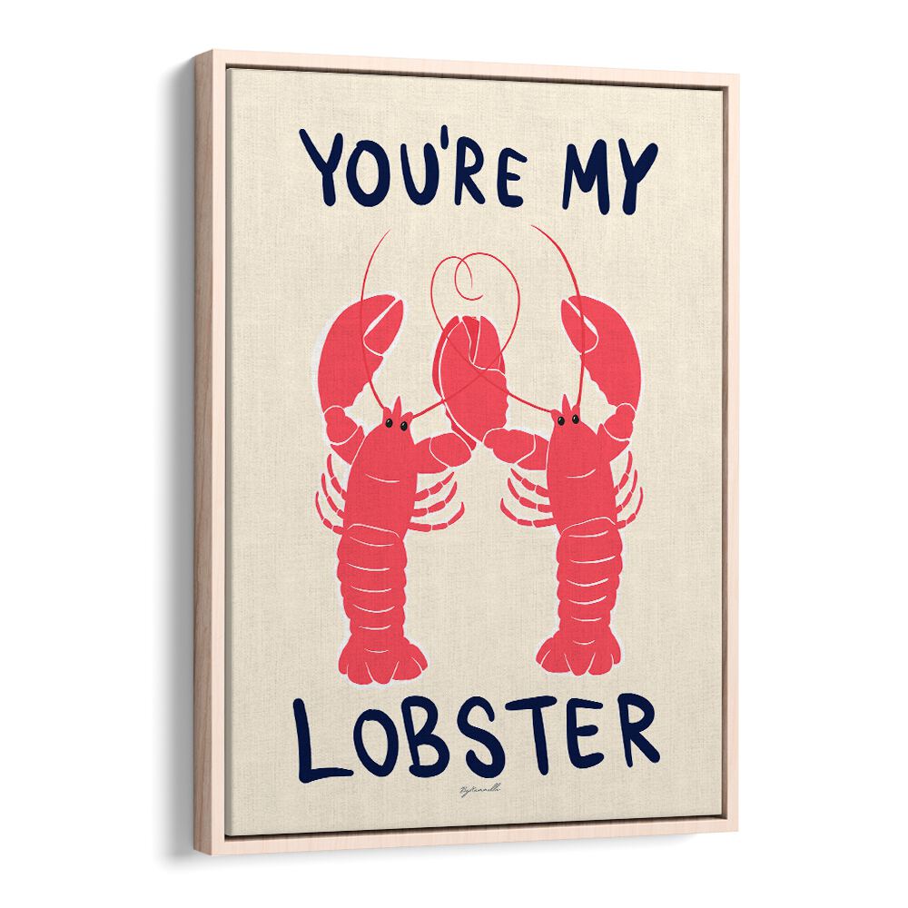 Charming YOU'RE MY LOBSTER, KITCHEN POSTERS add whimsy and love to your kitchen decor, perfect for any space.