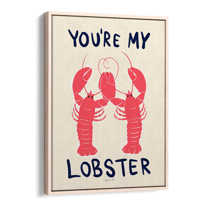 Charming YOU'RE MY LOBSTER, KITCHEN POSTERS add whimsy and love to your kitchen decor, perfect for any space.