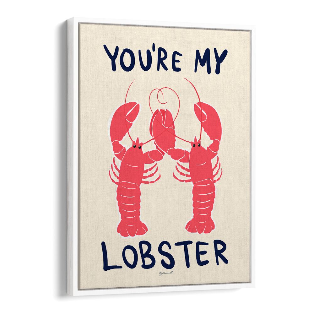 Charming YOU'RE MY LOBSTER, KITCHEN POSTERS add whimsy and love to your kitchen decor, perfect for any space!