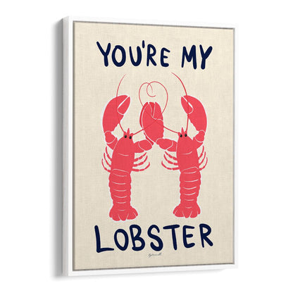 Charming YOU'RE MY LOBSTER, KITCHEN POSTERS add whimsy and love to your kitchen decor, perfect for any space!