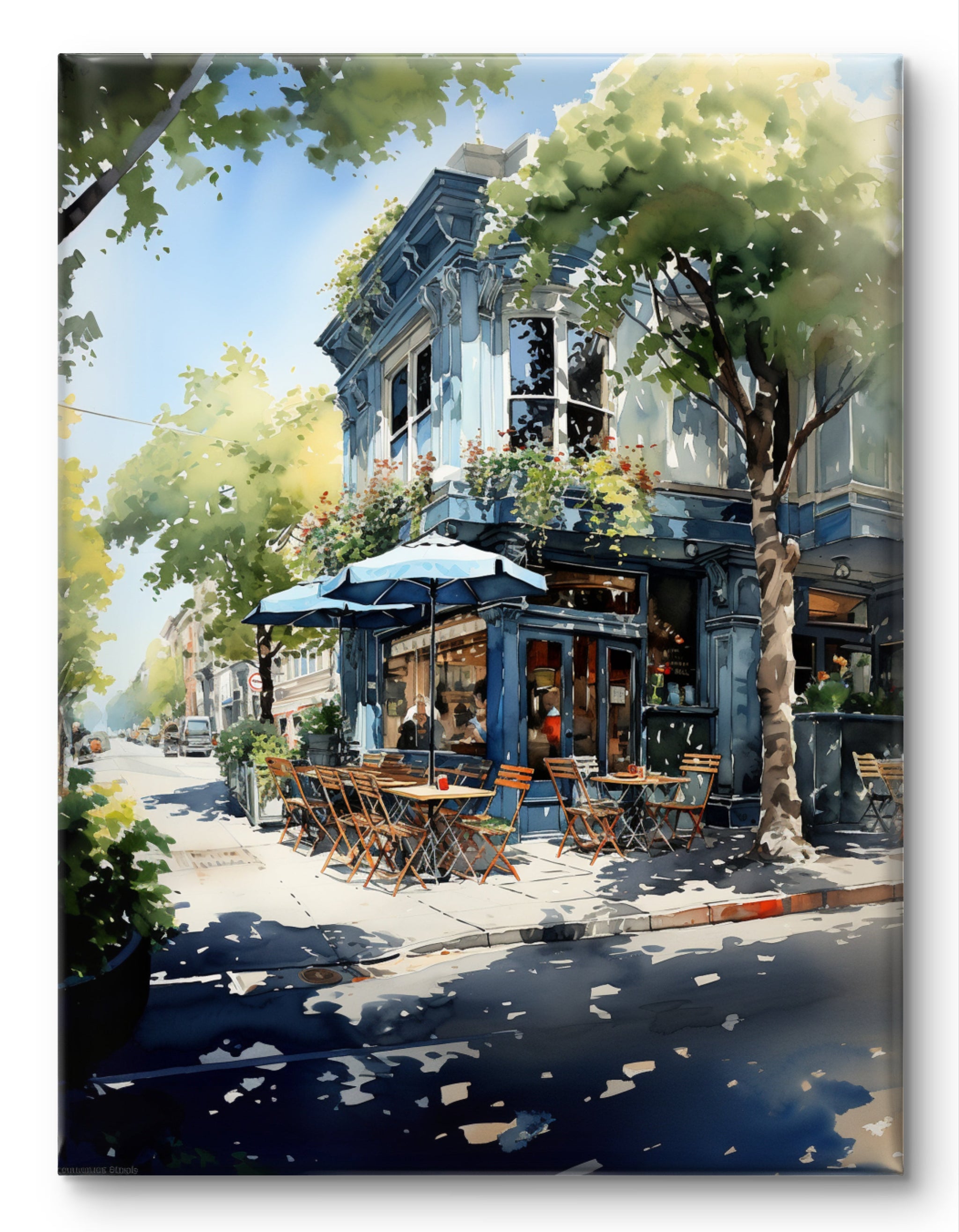 Corner Cafe Conversations by Californian Kaleidoscope