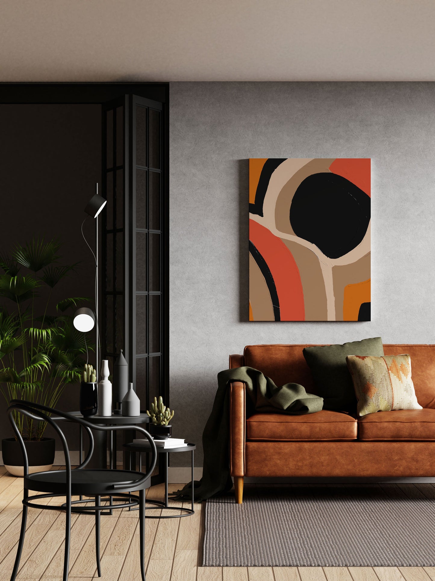Earthy Abstract Wall Art Print