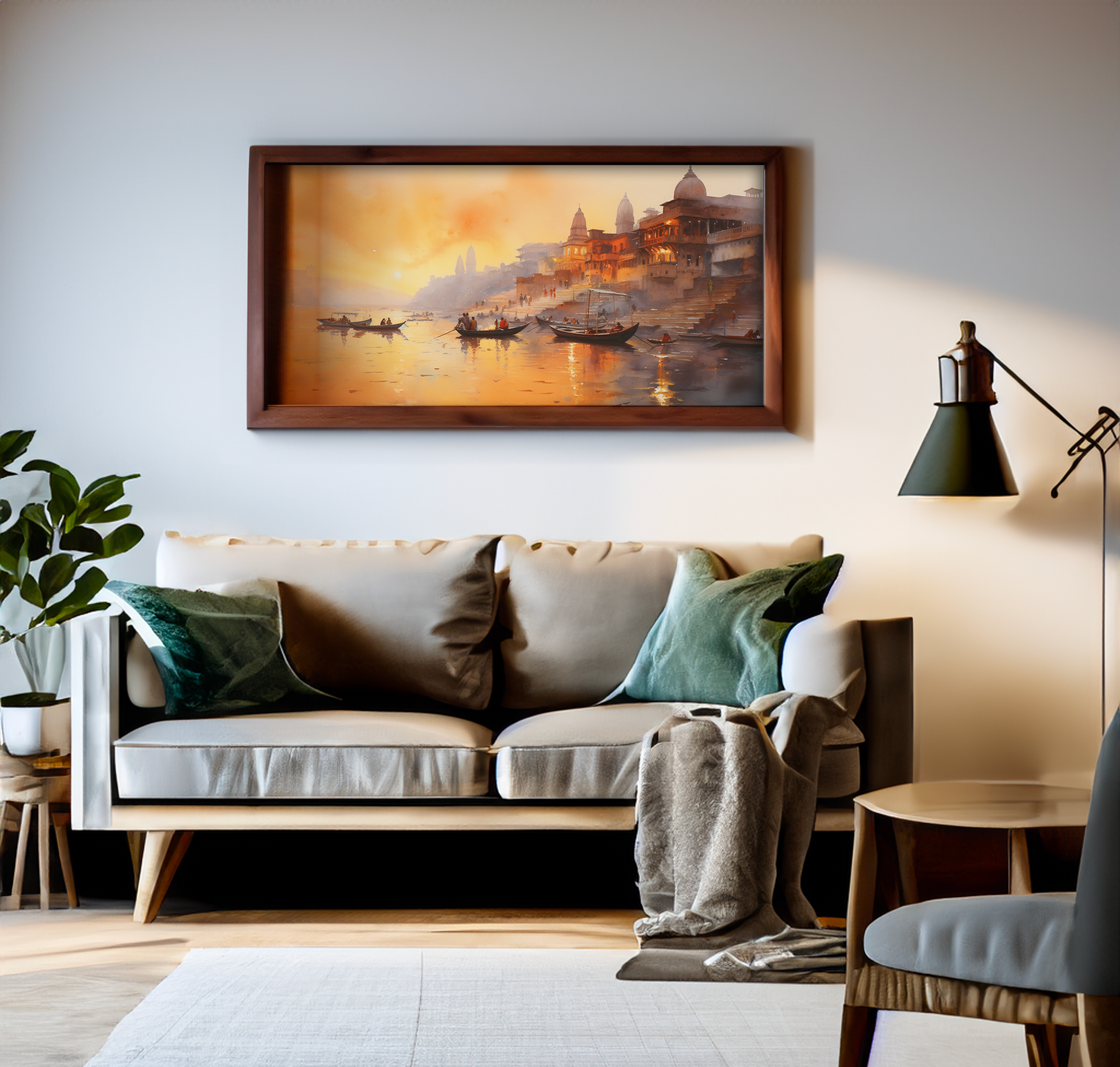 Benares Ghats By Panoramic India