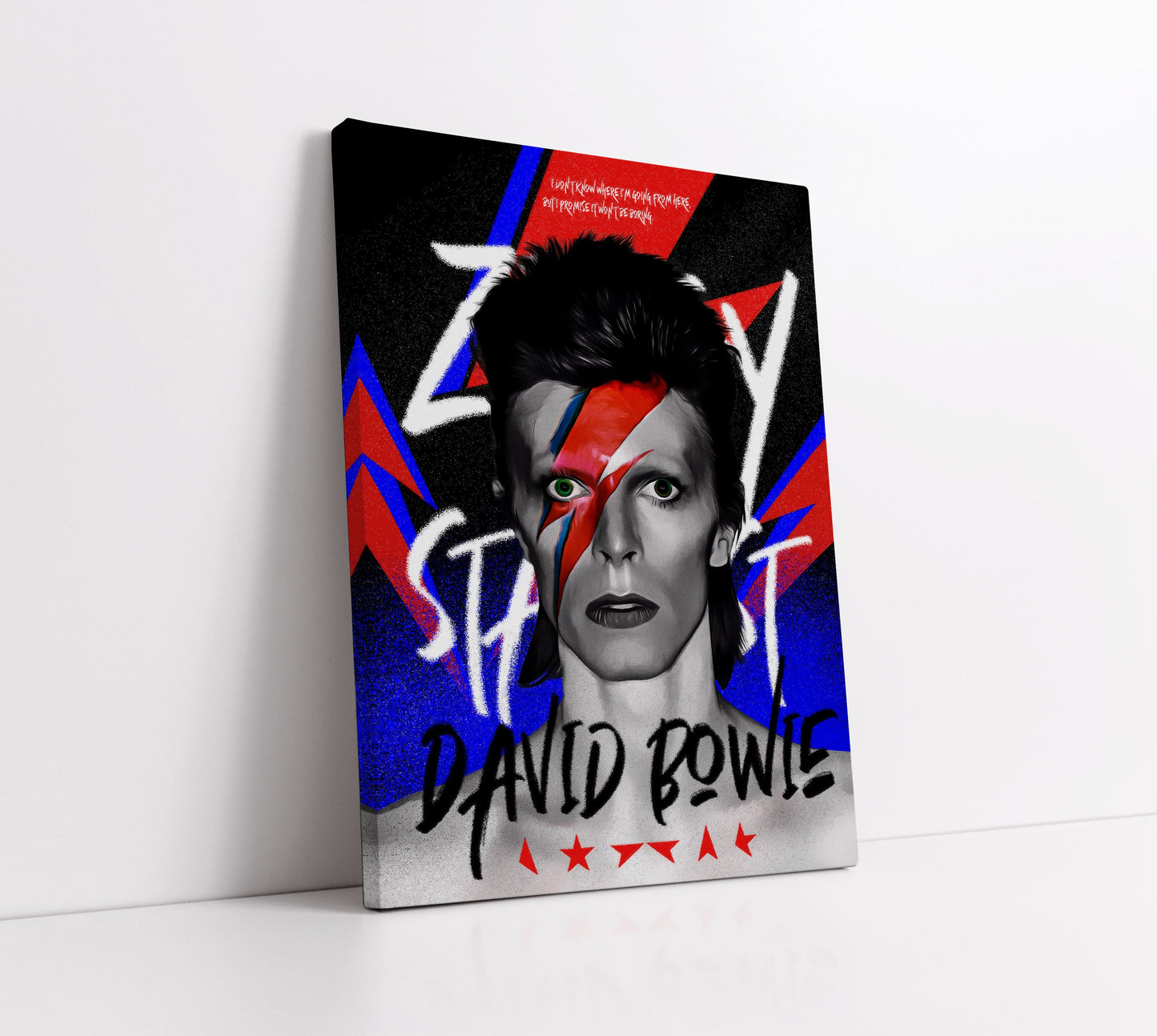 David Bowie Pop Art // Wall Art Print