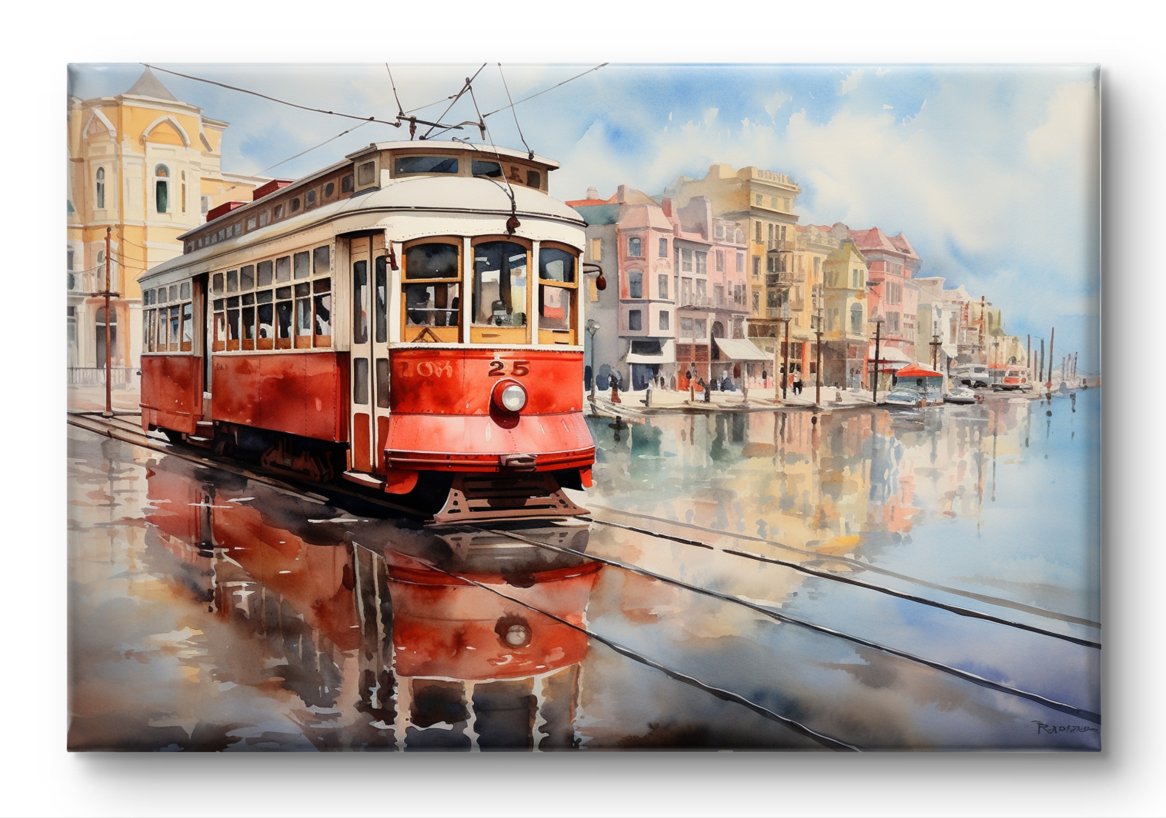 Coastal Tram by Californian Kaleidoscope