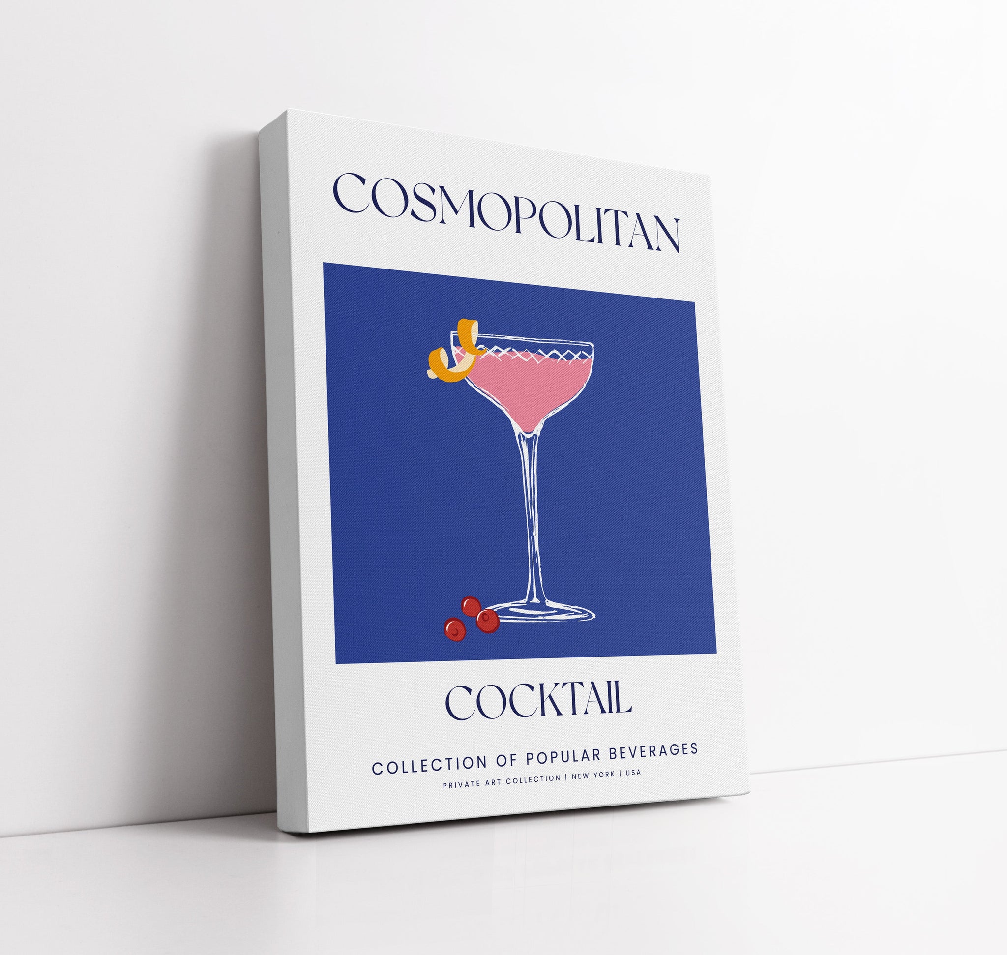 Cosmopolitan Cocktail Wall Art Print