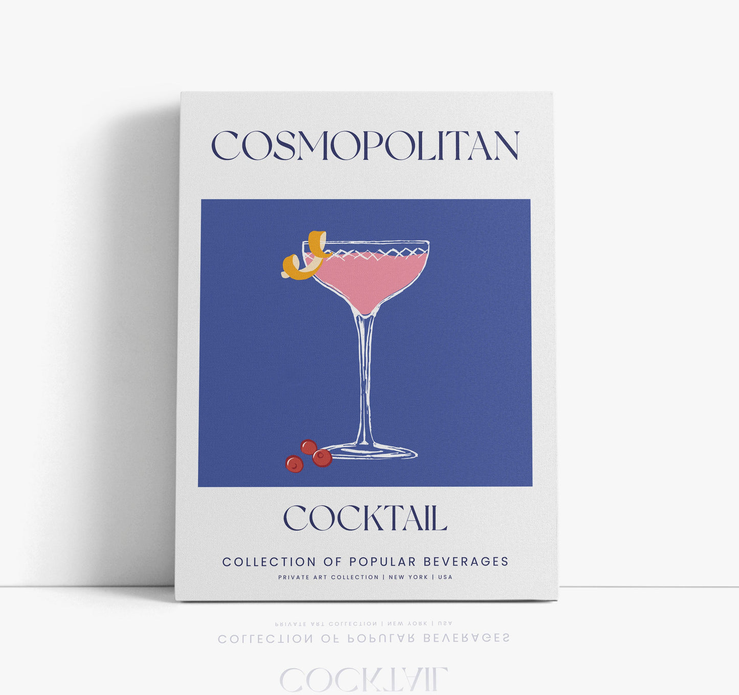 Cosmopolitan Cocktail Wall Art Print