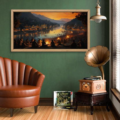 Evening Prayers Rishikesh By Panoramic India