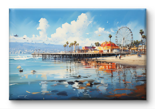 Santa Monica Pier Delight by Californian Kaleidoscope