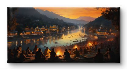 Evening Prayers Rishikesh By Panoramic India