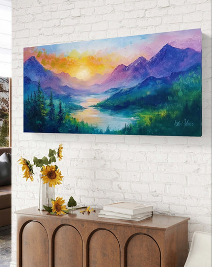 Lake In The Alps by Pompidou Moderne