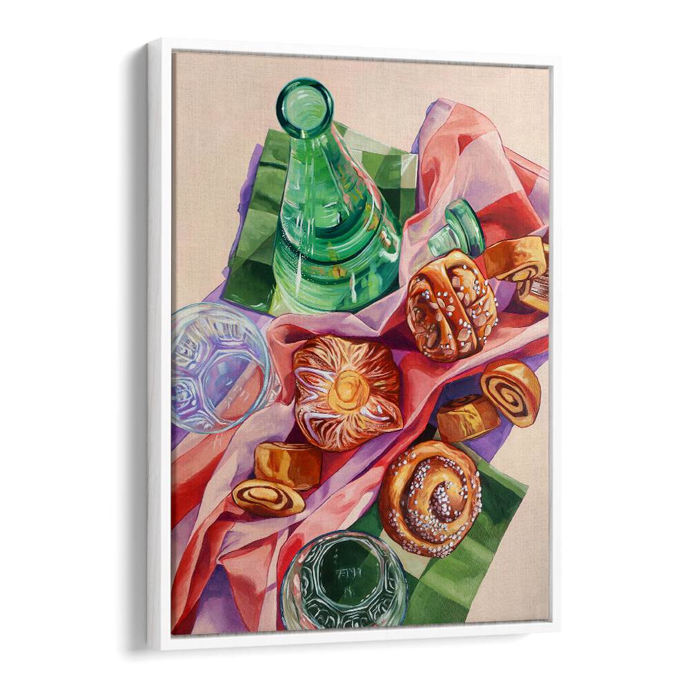 Brighten your kitchen with the stunning LOOK AT THE SKY, KITCHEN POSTERS in a chic white floater frame.