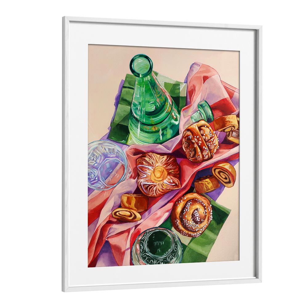 Brighten your kitchen with LOOK AT THE SKY, KITCHEN POSTERS, featuring vibrant culinary art in a white frame.