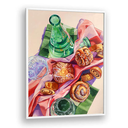 Enhance your kitchen's ambiance with the stunning LOOK AT THE SKY, KITCHEN POSTERS in a chic white frame.