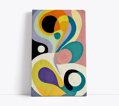 Colour Splash Abstract Wall Art Print