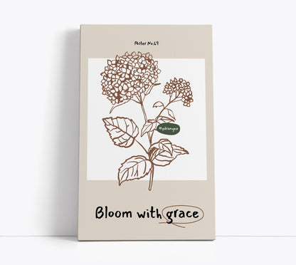 Bloom With Grace // Wall Art Print