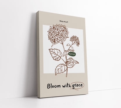 Bloom With Grace // Wall Art Print