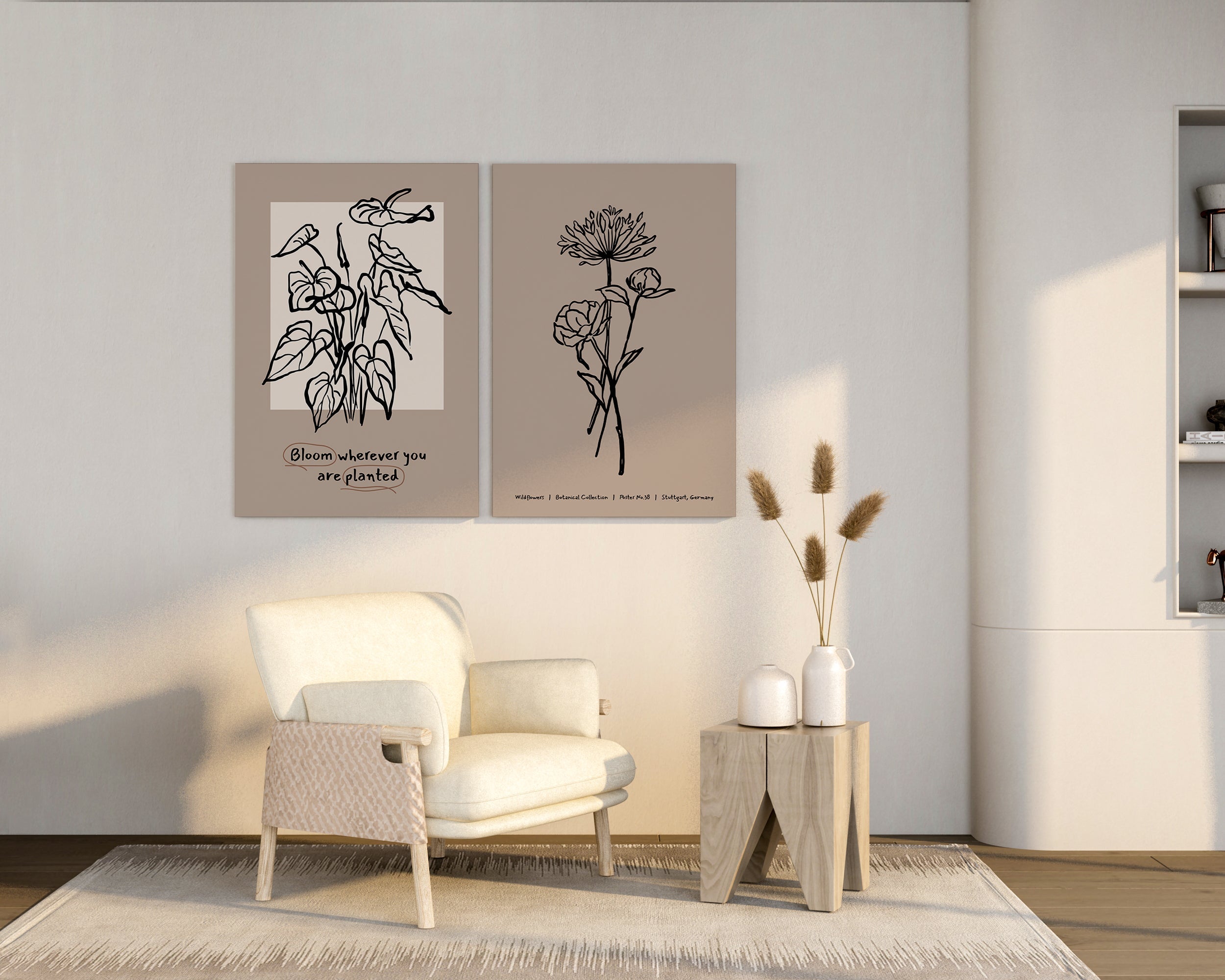 Bloom Wherever You Are Planted // Wall Art Print