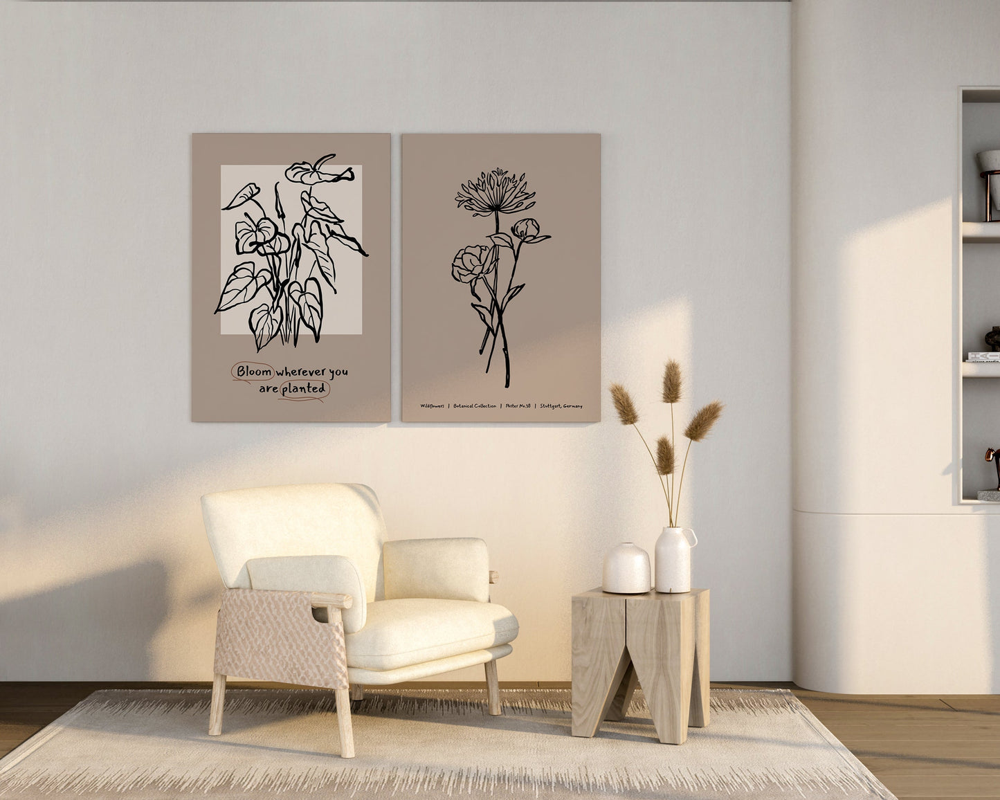 Bloom Wherever You Are Planted // Wall Art Print