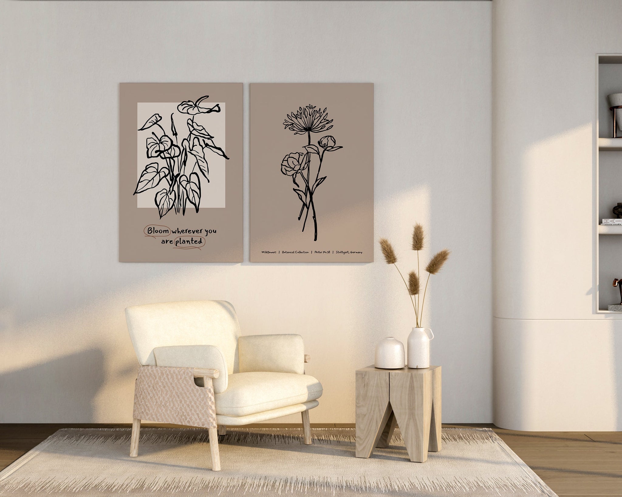 Bloom Wherever You Are Planted // Wall Art Print