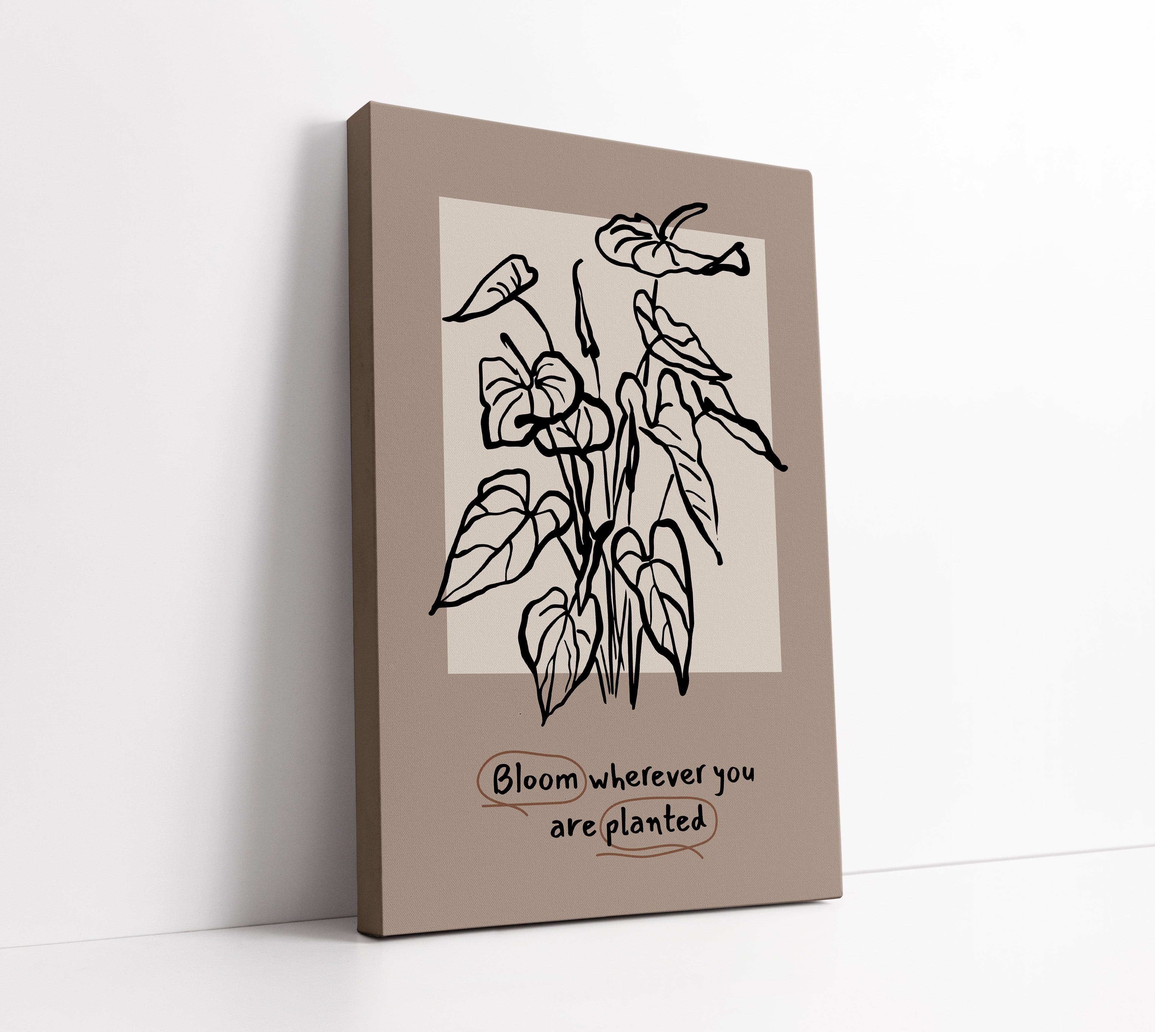 Bloom Wherever You Are Planted // Wall Art Print