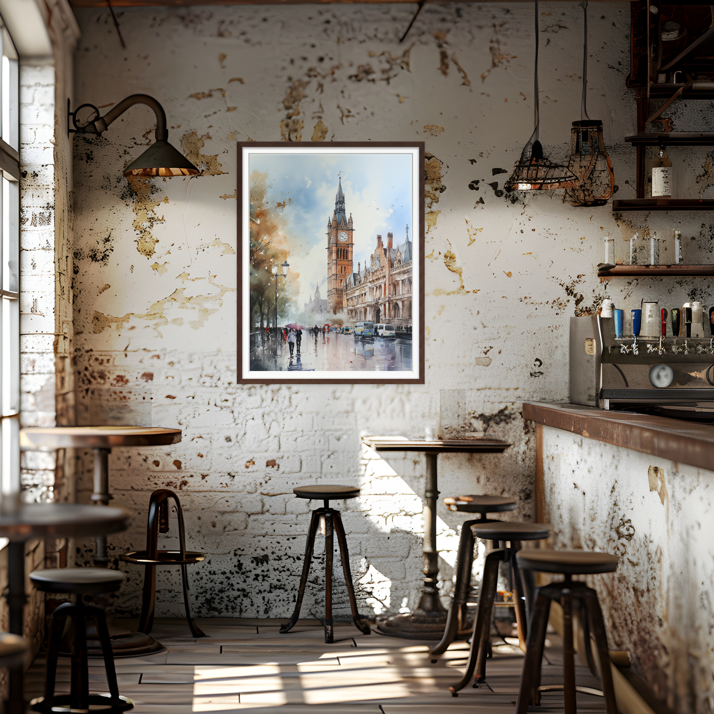 St Pancras Station by Vintage London