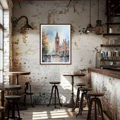 St Pancras Station by Vintage London