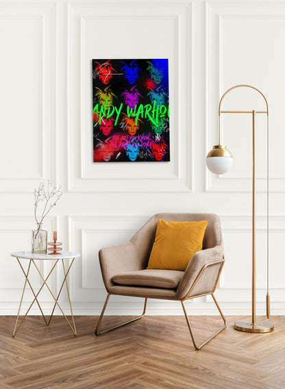 Disco Andy Warhol Pop Art // Wall Art Print