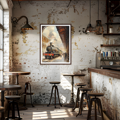 Waterloo Station by Vintage London