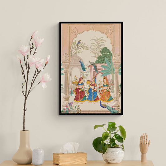 Graceful Harmony - Cultural Celebration Canvas Print